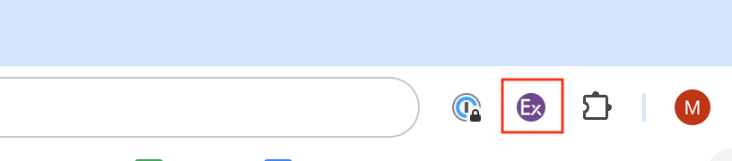 Screenshot showing Examine icon